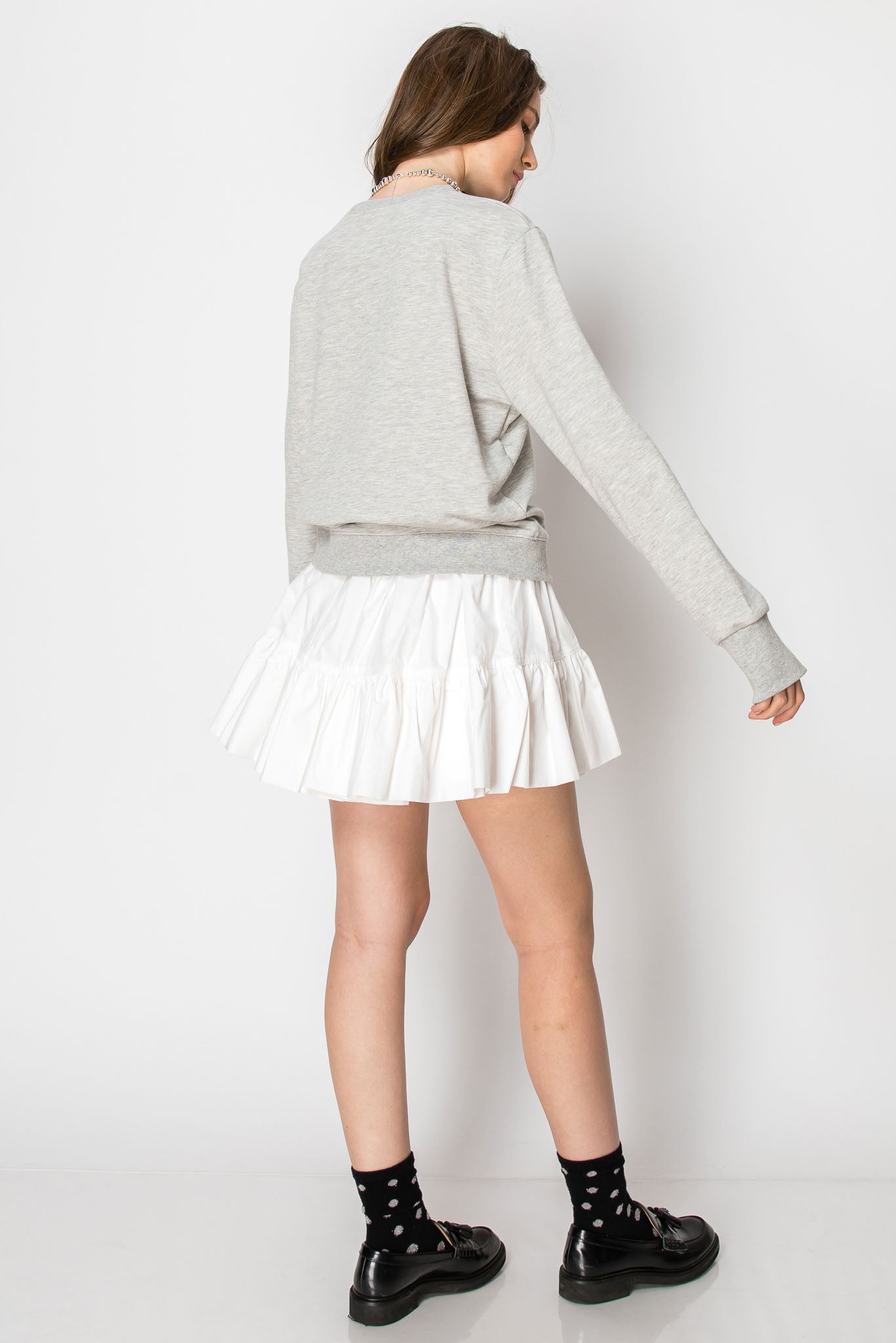 Paris Embroidered French Terry Sweatshirt Pullover