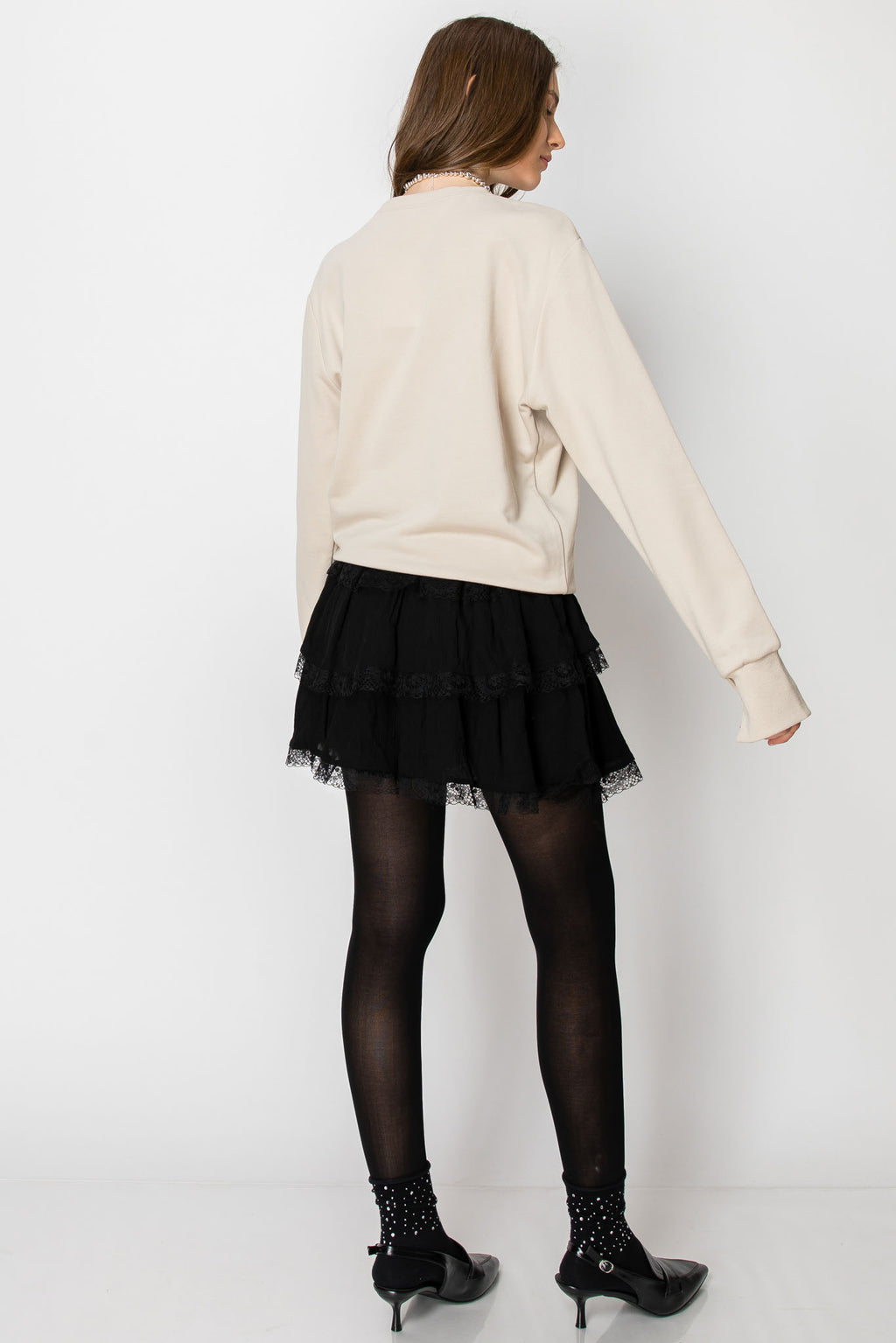 Paris Embroidered French Terry Sweatshirt Pullover