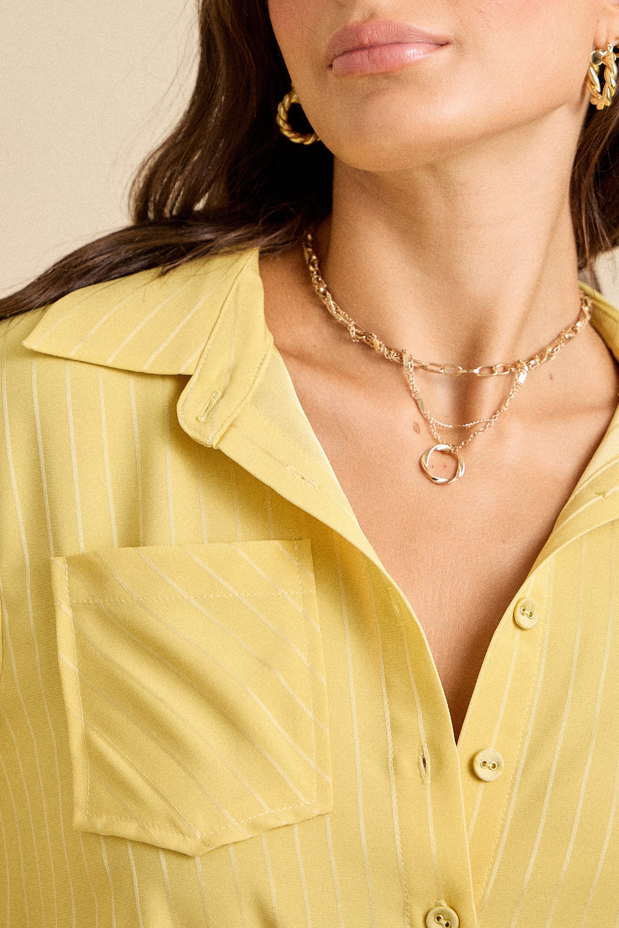 Spring Ruched Waist Ruffle Hem Shirt Dress