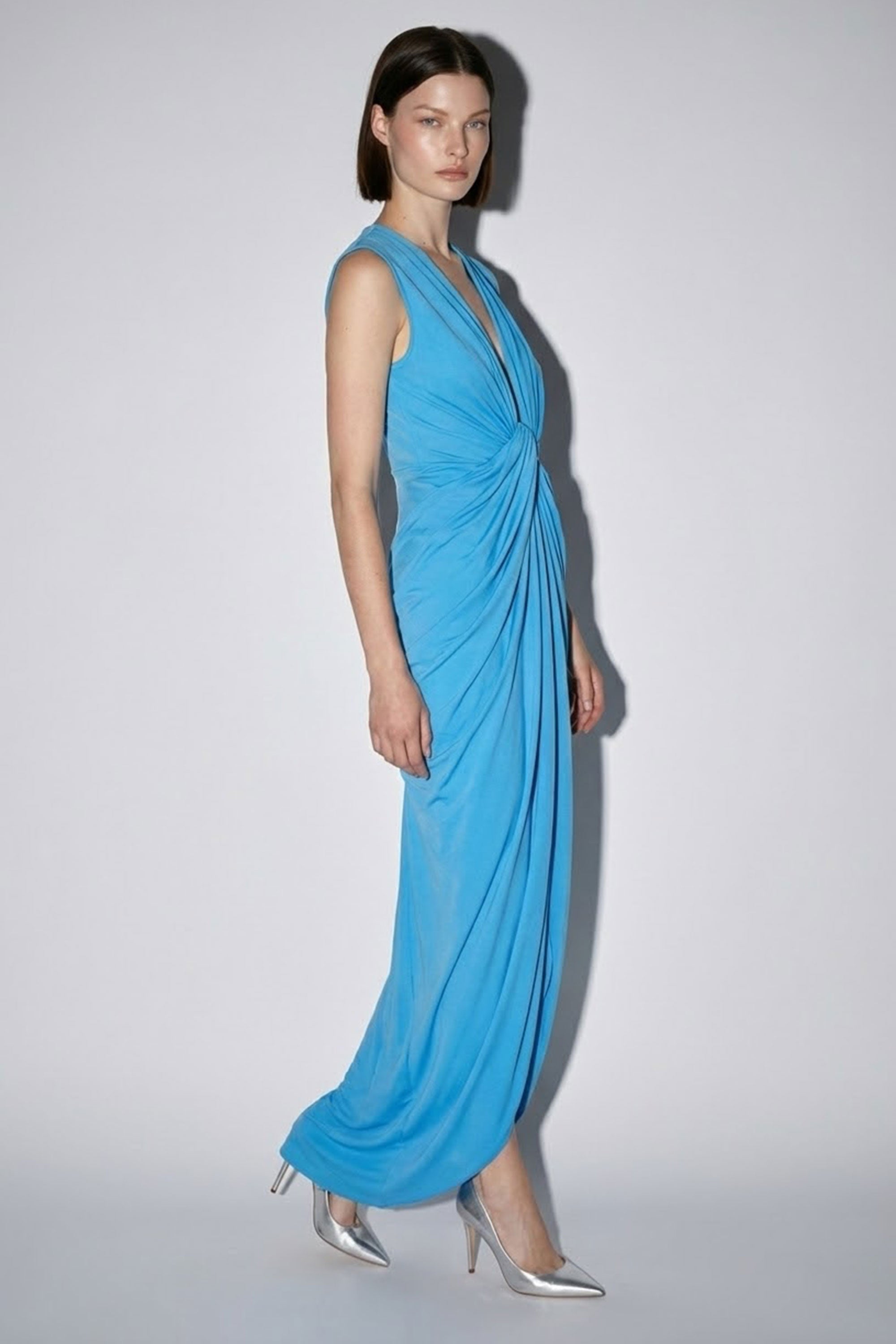 Twisted Knot Maxi Dress