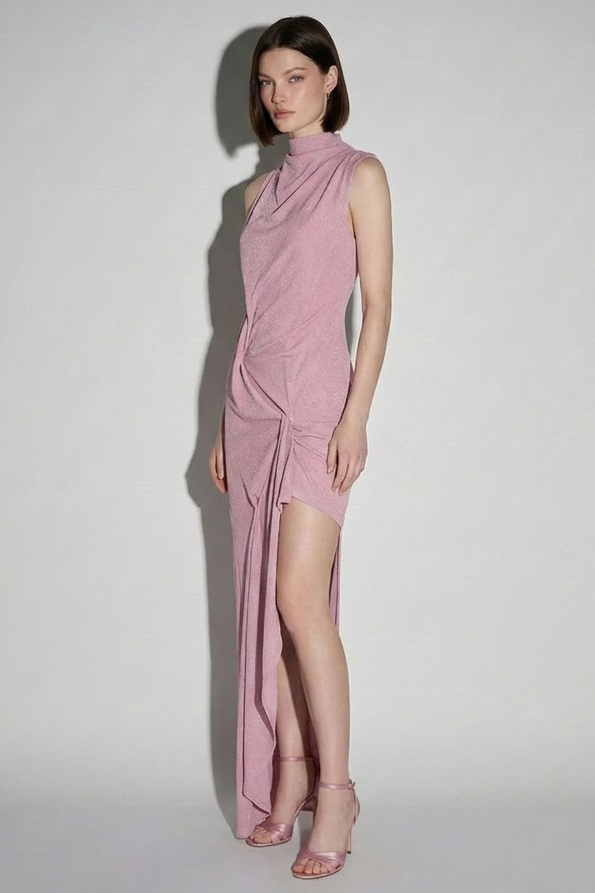 Shimmer Asymmetric Dress