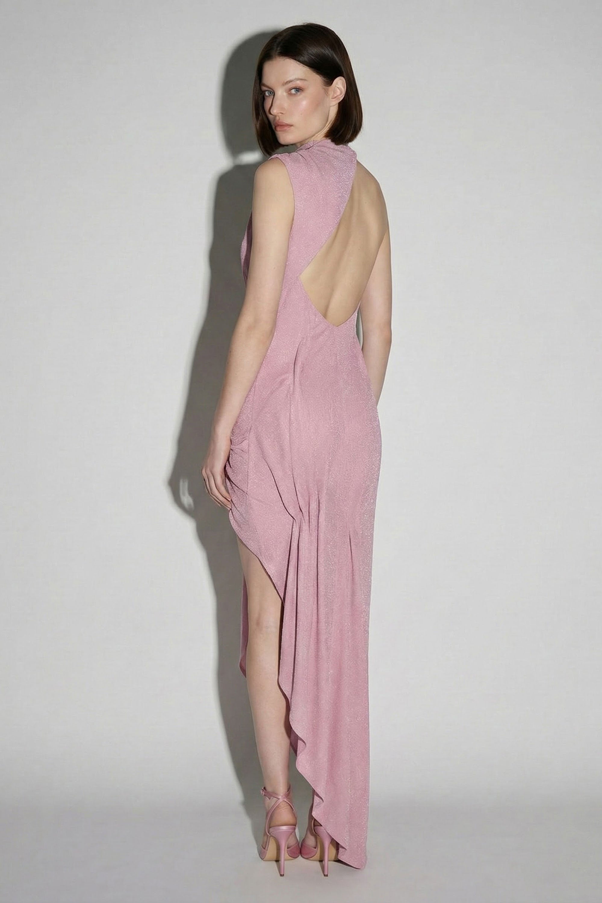 Shimmer Asymmetric Dress