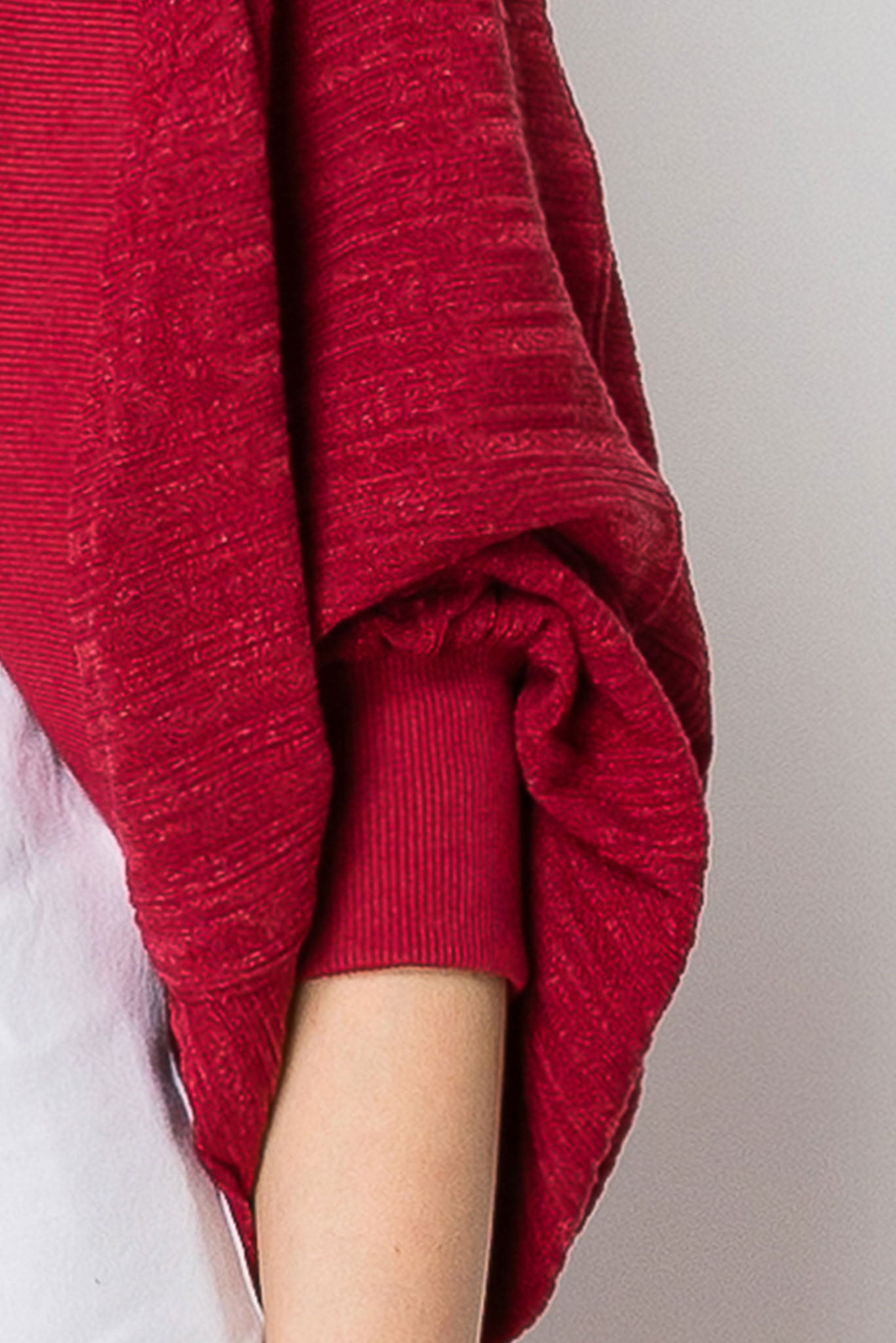 Heavy Textured Rib Shrug Cardigan PANT SET