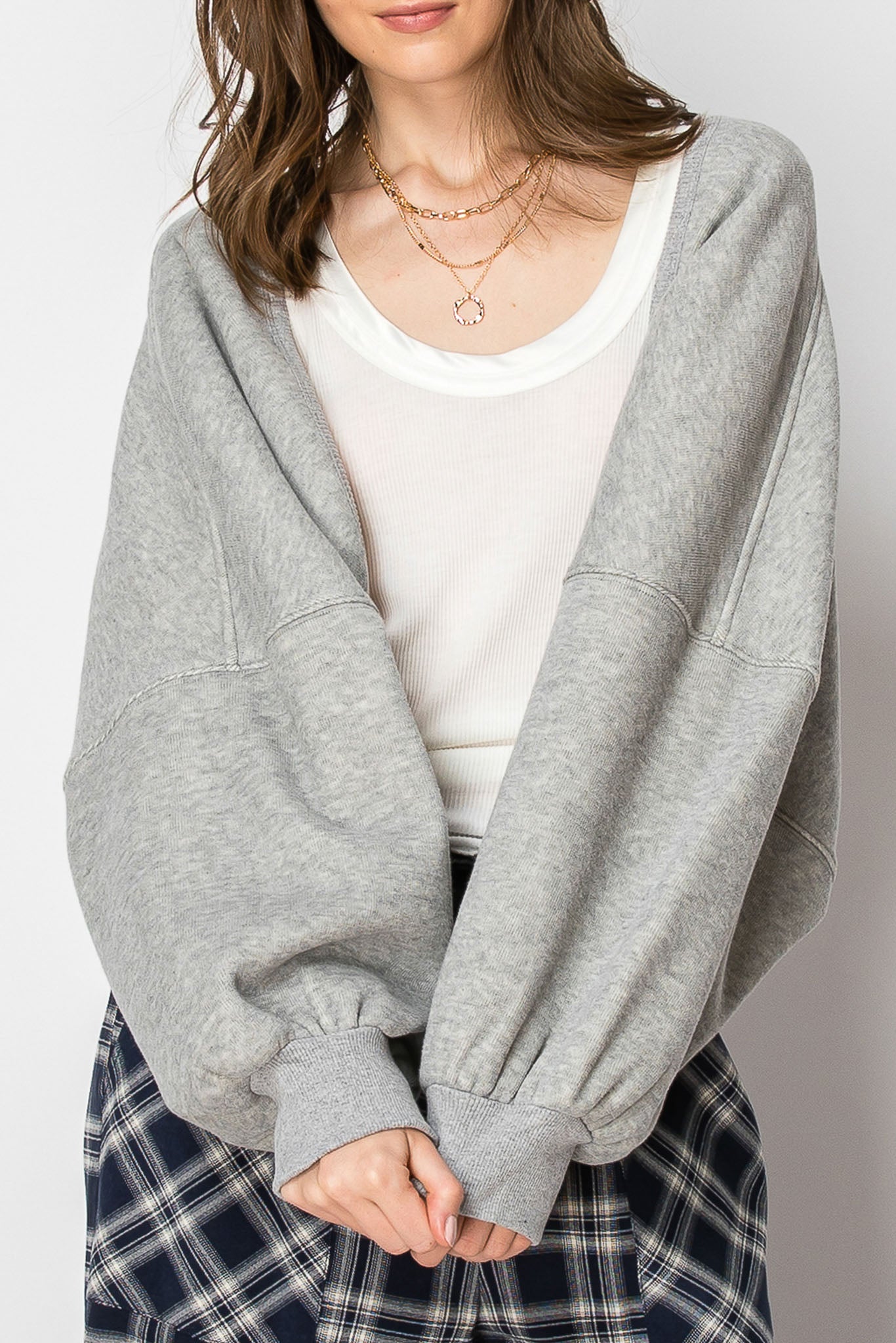 Bolero Shrug Long Sleeve CARDIGAN
