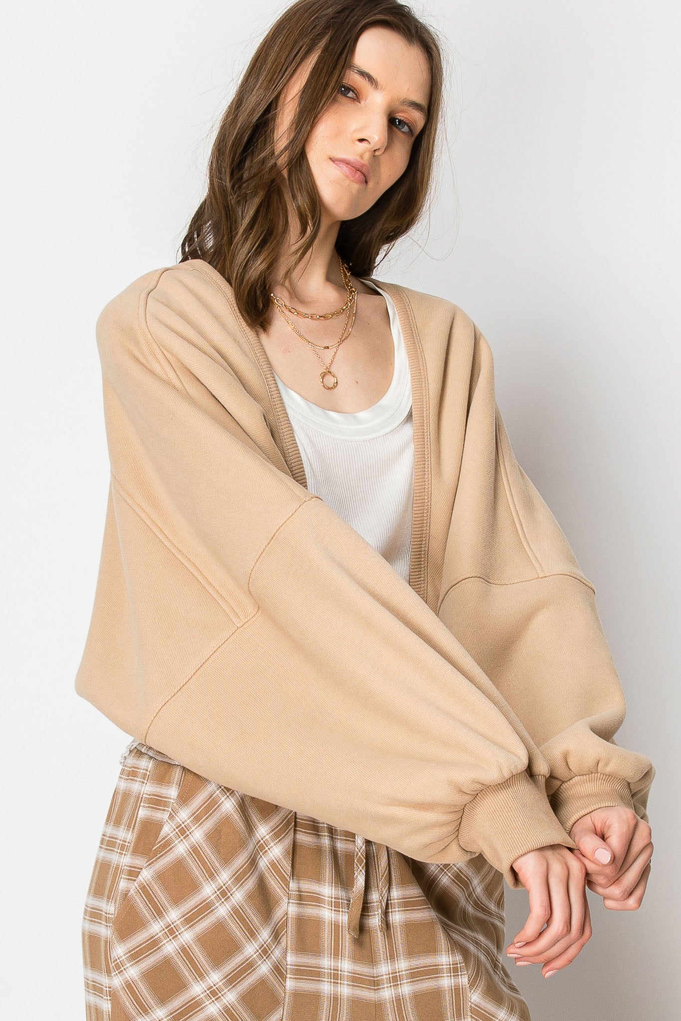 Bolero Shrug Long Sleeve CARDIGAN